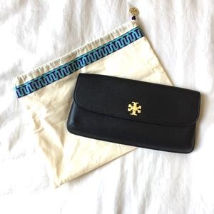 NWT Tory Burch Black Clutch